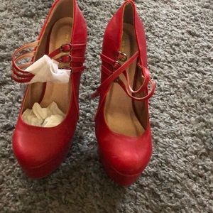 Red Hot Mary Janes